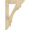 Ekena Millwork Merced Slat Rough Sawn Bracket, Douglas Fir, 4"W x 22"D x 34"H BKT04X22X34MRC06RDF - alternate 3